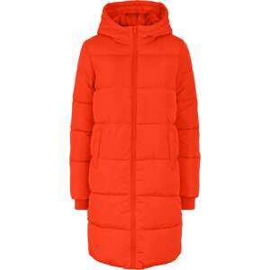 Zimní kabát 'Bee' Pieces oranžově červená