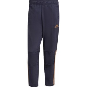 Sportovní kalhoty 'Tiro' ADIDAS SPORTSWEAR tmavě modrá / hořčicová