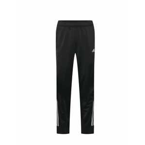 Sportovní kalhoty 'Essentials Warm-Up Tapered 3-Stripes' ADIDAS SPORTSWEAR černá / bílá