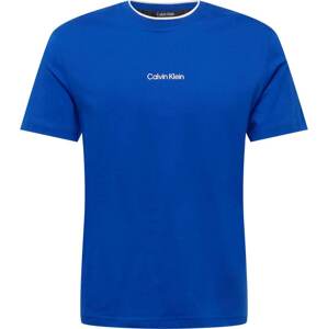 Tričko Calvin Klein modrá / bílá