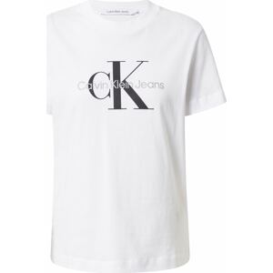 Tričko Calvin Klein světle šedá / černá / offwhite
