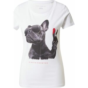 Tričko 'Peace Dog' einstein & newton červená / černá / bílá