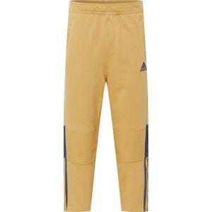 Sportovní kalhoty 'Tiro' ADIDAS SPORTSWEAR námořnická modř / světle hnědá