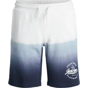 Kalhoty 'Tarif' Jack & Jones Junior námořnická modř / chladná modrá / bílá