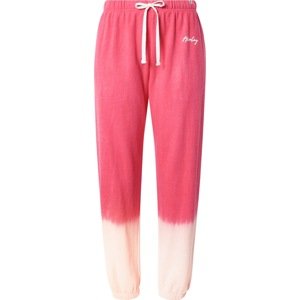 Sportovní kalhoty hurley meruňková / pink