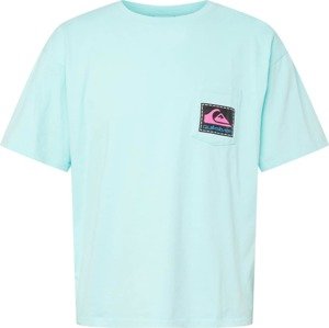 Funkční tričko 'RAINBOW' Quiksilver modrá / světlemodrá / pink / černá