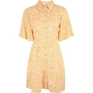 Košilové šaty 'JALINA' Selected Femme Petite medová / světle žlutá / růžová