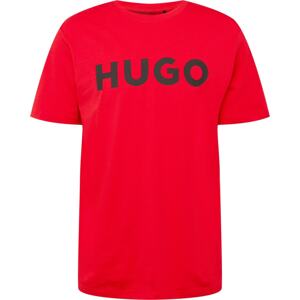 Tričko 'Dulivio' HUGO červená / černá
