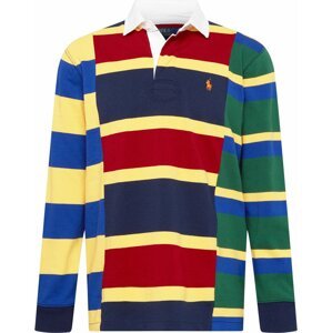 Tričko 'RUGBY' Polo Ralph Lauren námořnická modř / žlutá / zelená / červená