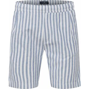 Kalhoty se sklady v pase 'Oxford' Kronstadt světlemodrá / bílá