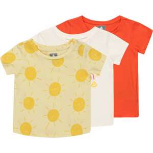 Tričko 'SPRING' GAP žlutá / oranžově červená / bílá
