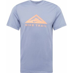 Funkční tričko Nike kouřově modrá / šafrán