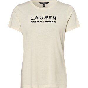 Tričko 'KATLIN' Lauren Ralph Lauren krémová / černá