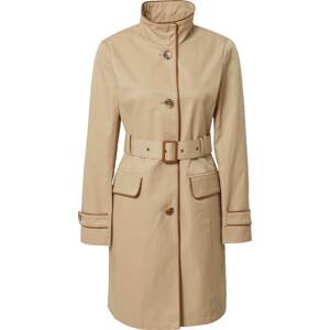 Přechodný kabát Lauren Ralph Lauren světle béžová / karamelová