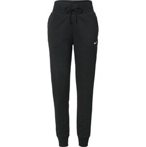 Kalhoty 'PHOENIX' Nike Sportswear černá / bílá