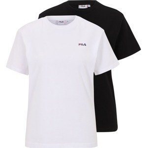 Tričko 'Bari' Fila černá / bílá