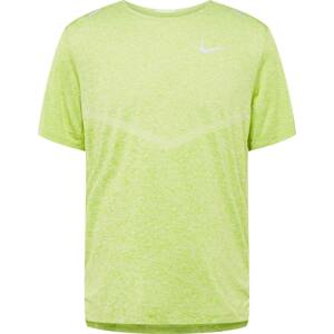 Funkční tričko Nike šedá / světle zelená
