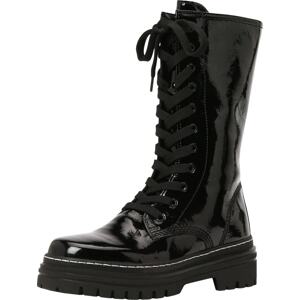 Šněrovací boty Gabor černá