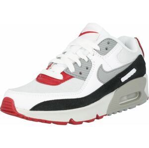 Tenisky 'Air Max 90 LTR' Nike Sportswear šedá / světle šedá / červená / černá