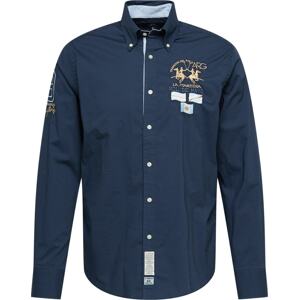 Košile LA MARTINA námořnická modř / světlemodrá / zlatá / bílá