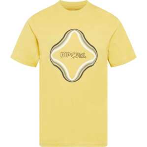 Funkční tričko 'REVIVAL VIBRATIONS' Rip Curl žlutá / šedá / černá / bílá