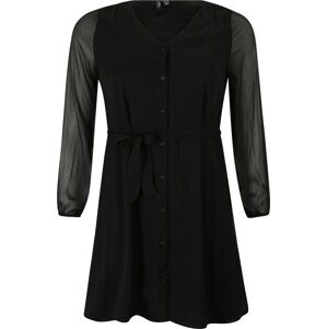 Košilové šaty 'Kaya' Vero Moda Curve černá