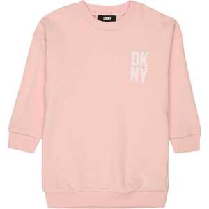 Šaty DKNY růžová / bílá
