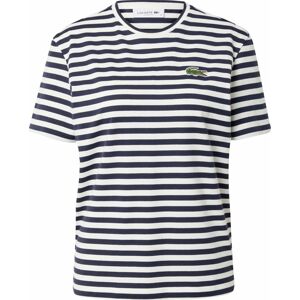 Tričko Lacoste marine modrá / zelená / červená / bílá
