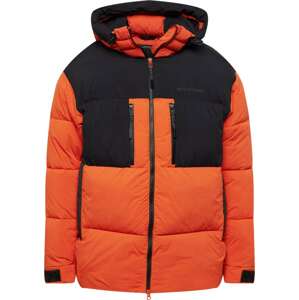 Zimní bunda 'Hilmer 2' Didriksons oranžová / černá