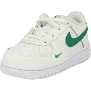 Tenisky 'Force 1' Nike Sportswear zelená / barva bílé vlny