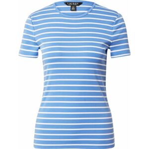 Tričko 'ALLI' Lauren Ralph Lauren modrá / bílá