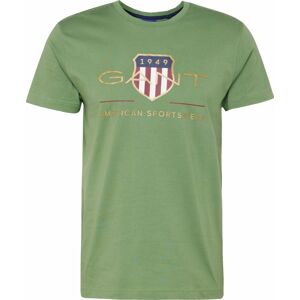 Tričko Gant námořnická modř / tmavě zelená / burgundská červeň / bílá