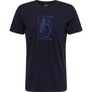 Tričko 'BLAIZE' Ragwear námořnická modř / fialkově modrá