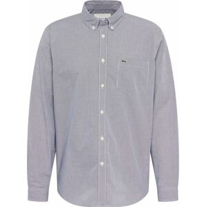 Košile Lacoste námořnická modř / bílá