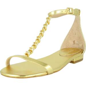 Páskové sandály 'ELISE' Lauren Ralph Lauren zlatá