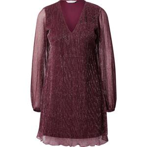 Koktejlové šaty 'Vestido' Compania Fantastica růžová / burgundská červeň