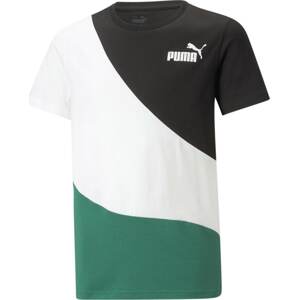 Tričko Puma smaragdová / černá / bílá