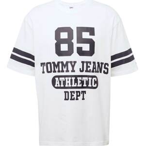 Tričko Tommy Jeans tmavě modrá / bílá