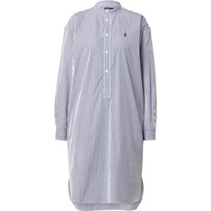 Košilové šaty Polo Ralph Lauren modrá / bílá