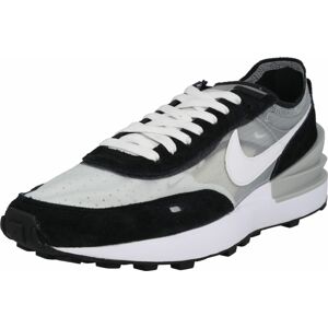 Tenisky 'WAFFLE ONE' Nike Sportswear šedá / černá / bílá