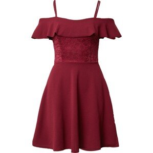 Koktejlové šaty 'BENEDETTA' WAL G. vínově červená