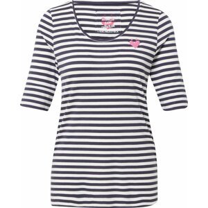 Tričko 'Fria' LIEBLINGSSTÜCK námořnická modř / pink / bílá