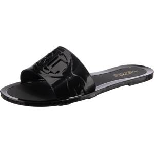 Plážová/koupací obuv 'Alegra' Lauren Ralph Lauren černá
