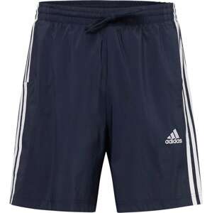 Sportovní kalhoty 'Essentials Chelsea' ADIDAS SPORTSWEAR námořnická modř / bílá
