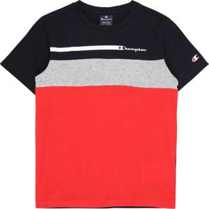 Tričko Champion Authentic Athletic Apparel marine modrá / šedá / červená / bílá