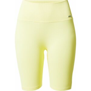 Sportovní kalhoty aim'n světle žlutá