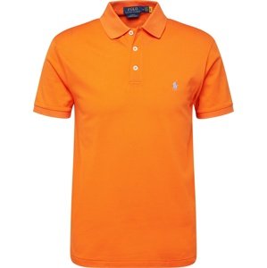 Tričko Polo Ralph Lauren světlemodrá / oranžová