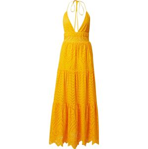 Letní šaty PATRIZIA PEPE oranžová