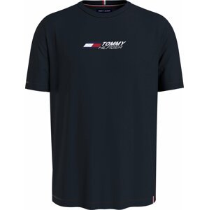 Funkční tričko Tommy Hilfiger červená / černá / bílá