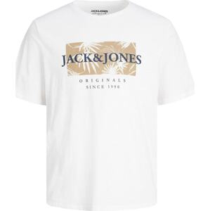 Tričko 'Crayon' jack & jones námořnická modř / hořčicová / černá / bílá